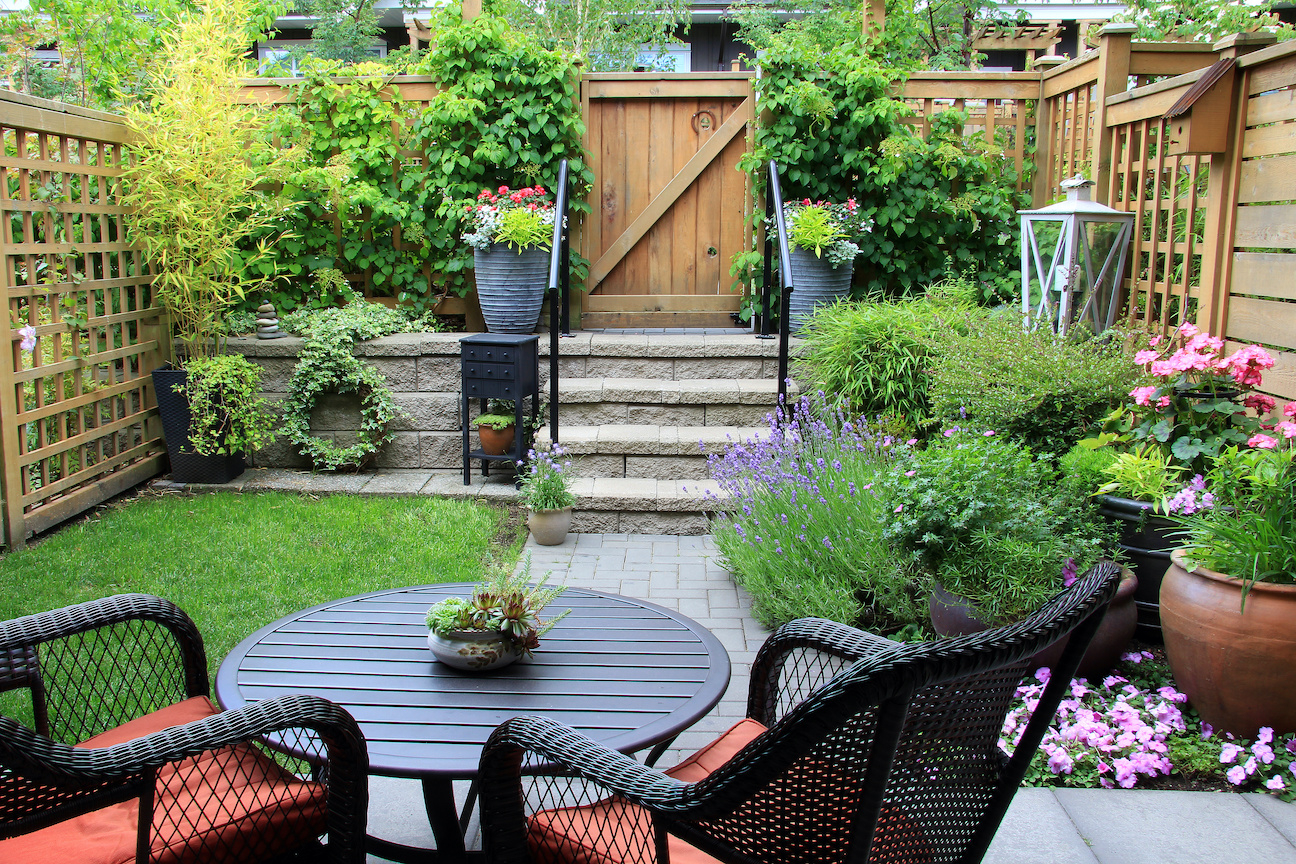Small garden.